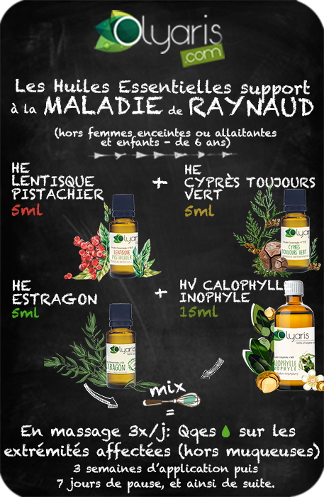 Maladie de Raynaud : les Huiles Essentielles à Utiliser - Remède Naturel par Olyaris
